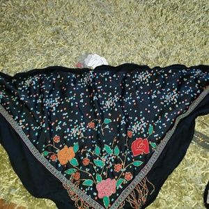 Mary Frances beaded Scraf or shawl